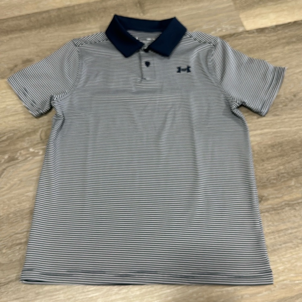 🆕 Under Armour Boys Heatgear Polo Youth M